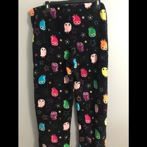 Owl pajama pants